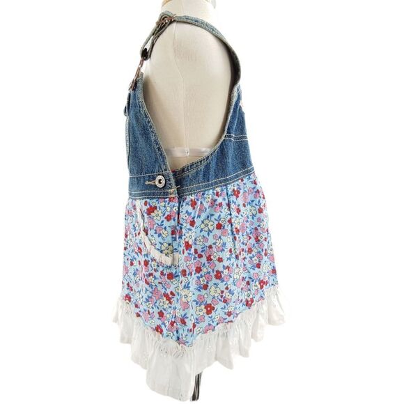 Oshkosh B'gosh cotton classic Vestbak w/ deep eyelet ruffle & pockets 24 months - Picture 4 of 10